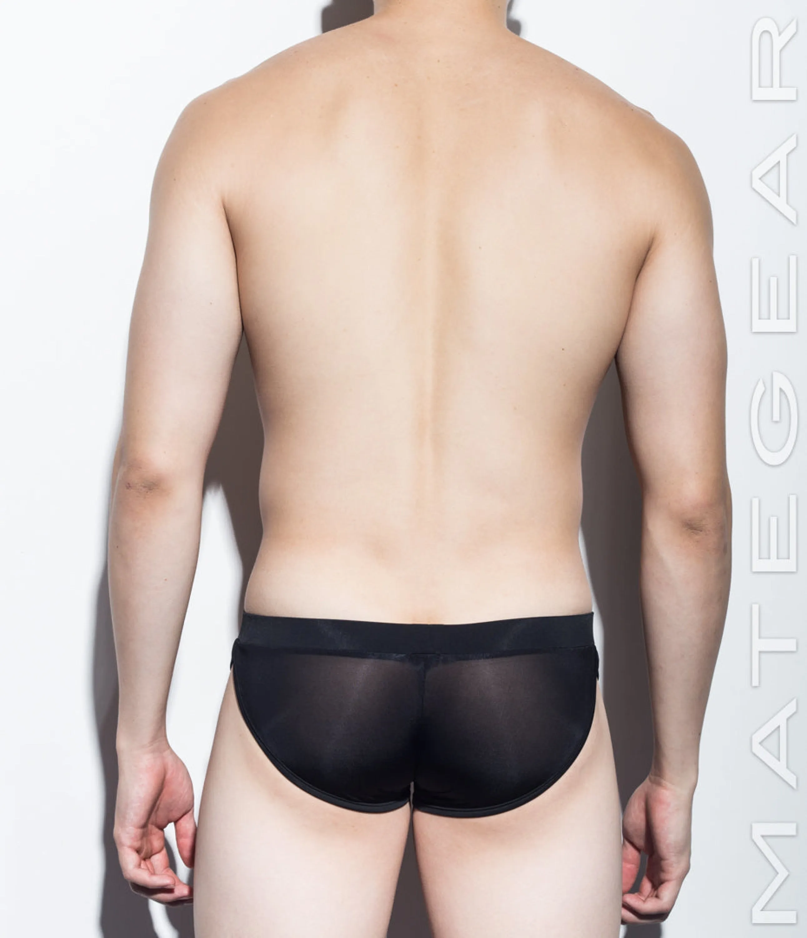 [2pc/Pack] Sexy Men's Loungewear Signature Mini Shorts - Ki Nam (Ultra Thin Nylon Series)