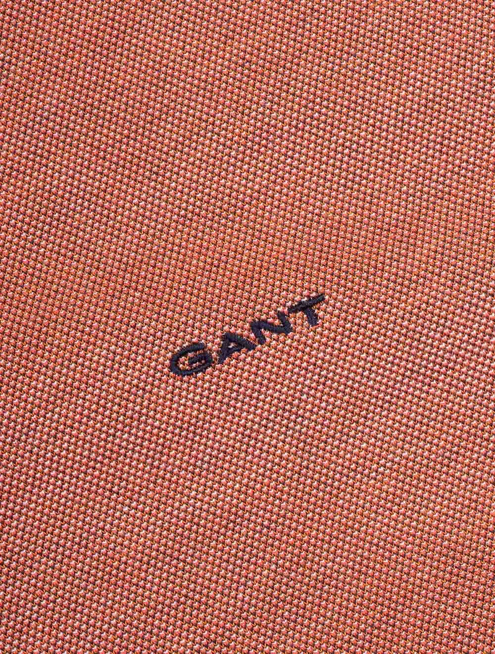 4 Colour Oxford Short Sleeve Pique Polo Sweet Orange