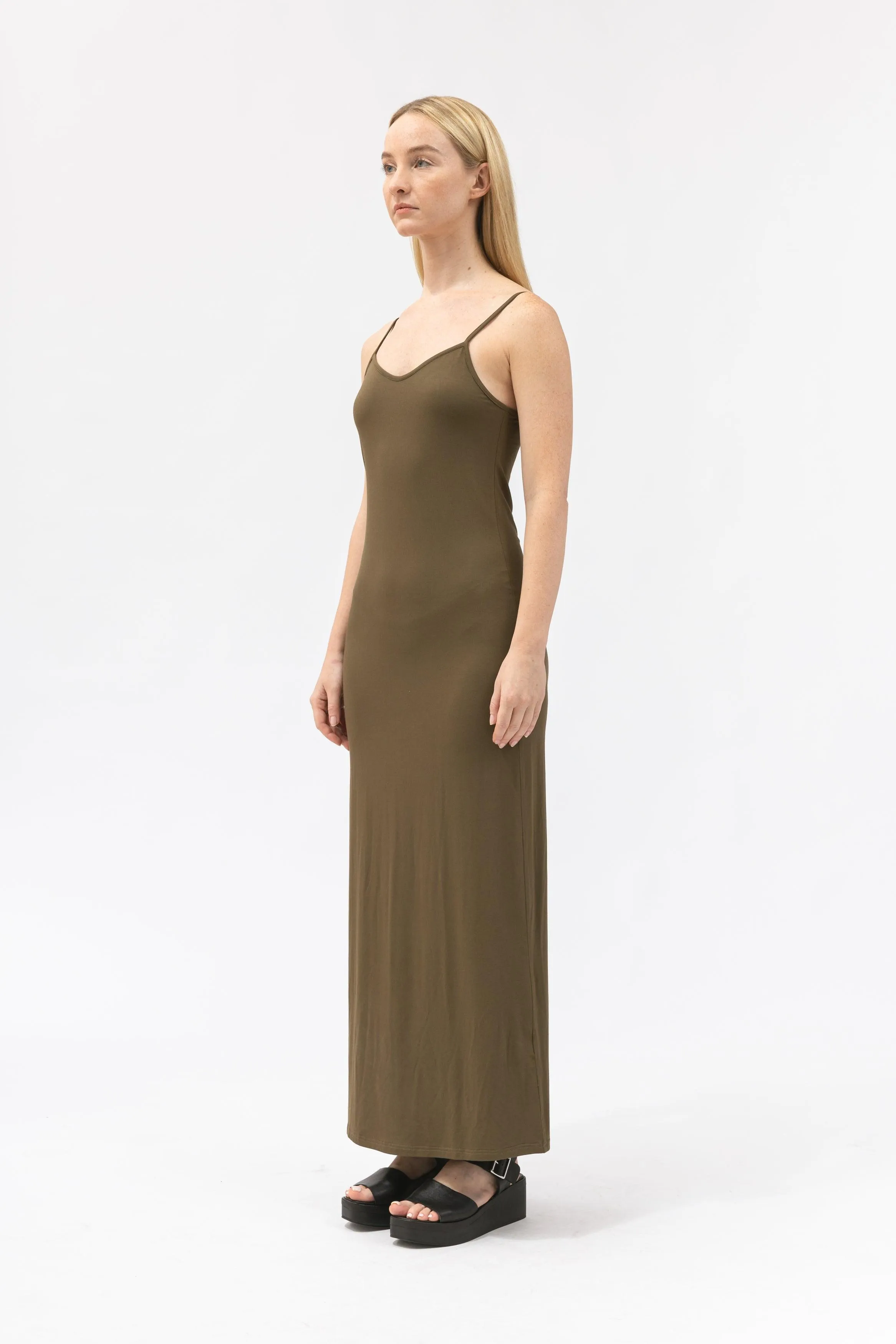 Bamboo Long Length Cami Dress