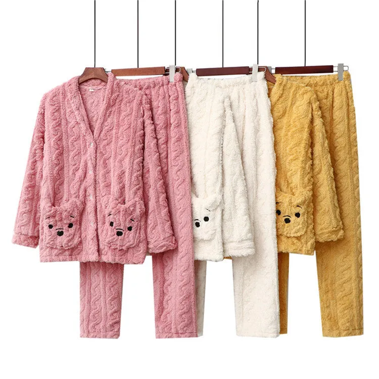 Bear Face Fleece Loungewear