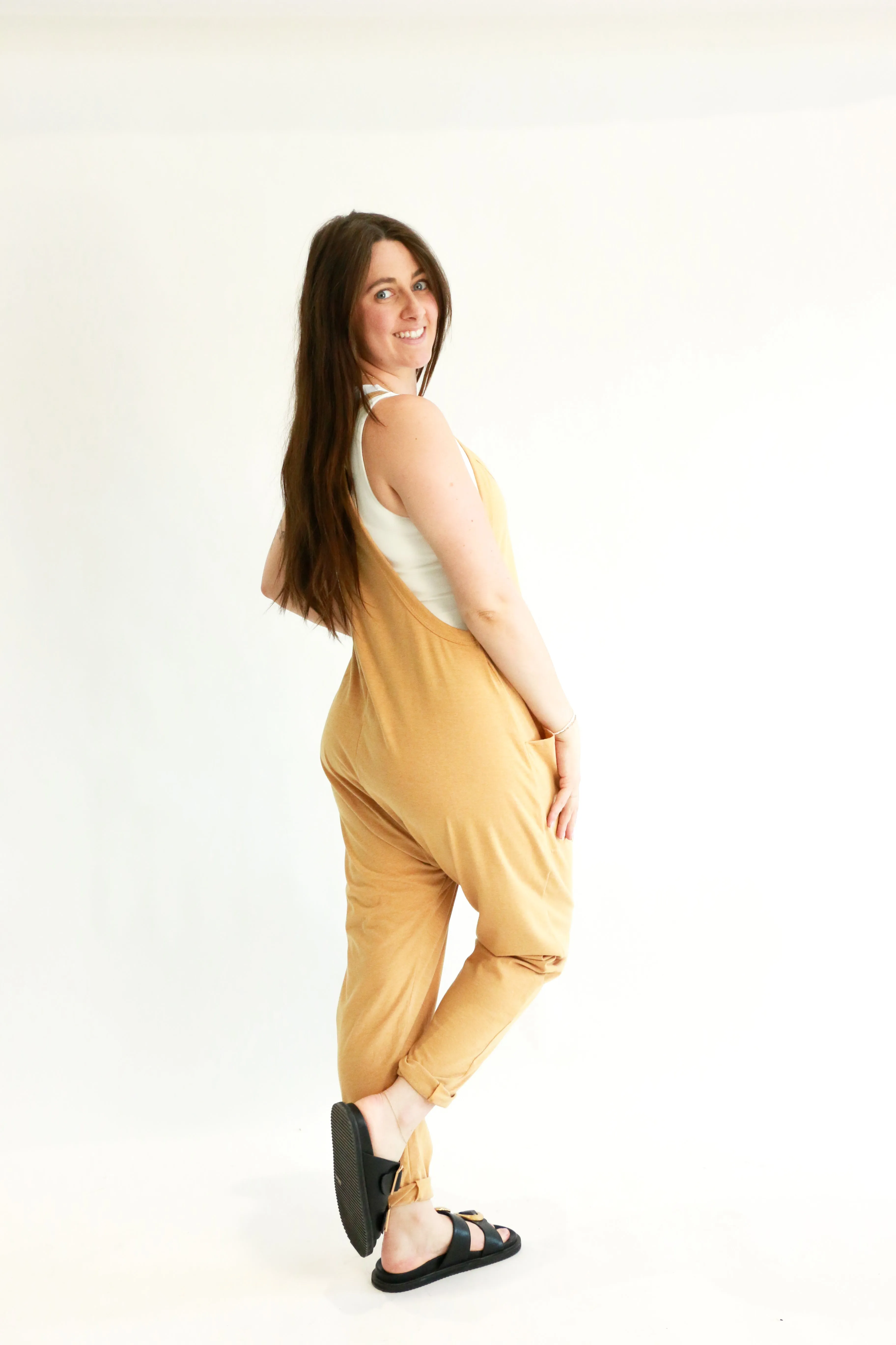 Bella Harem Onesie | Solid | Mustard