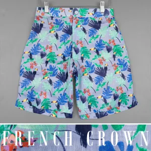 Blue Bell Tropical Print Premium Cotton Shorts