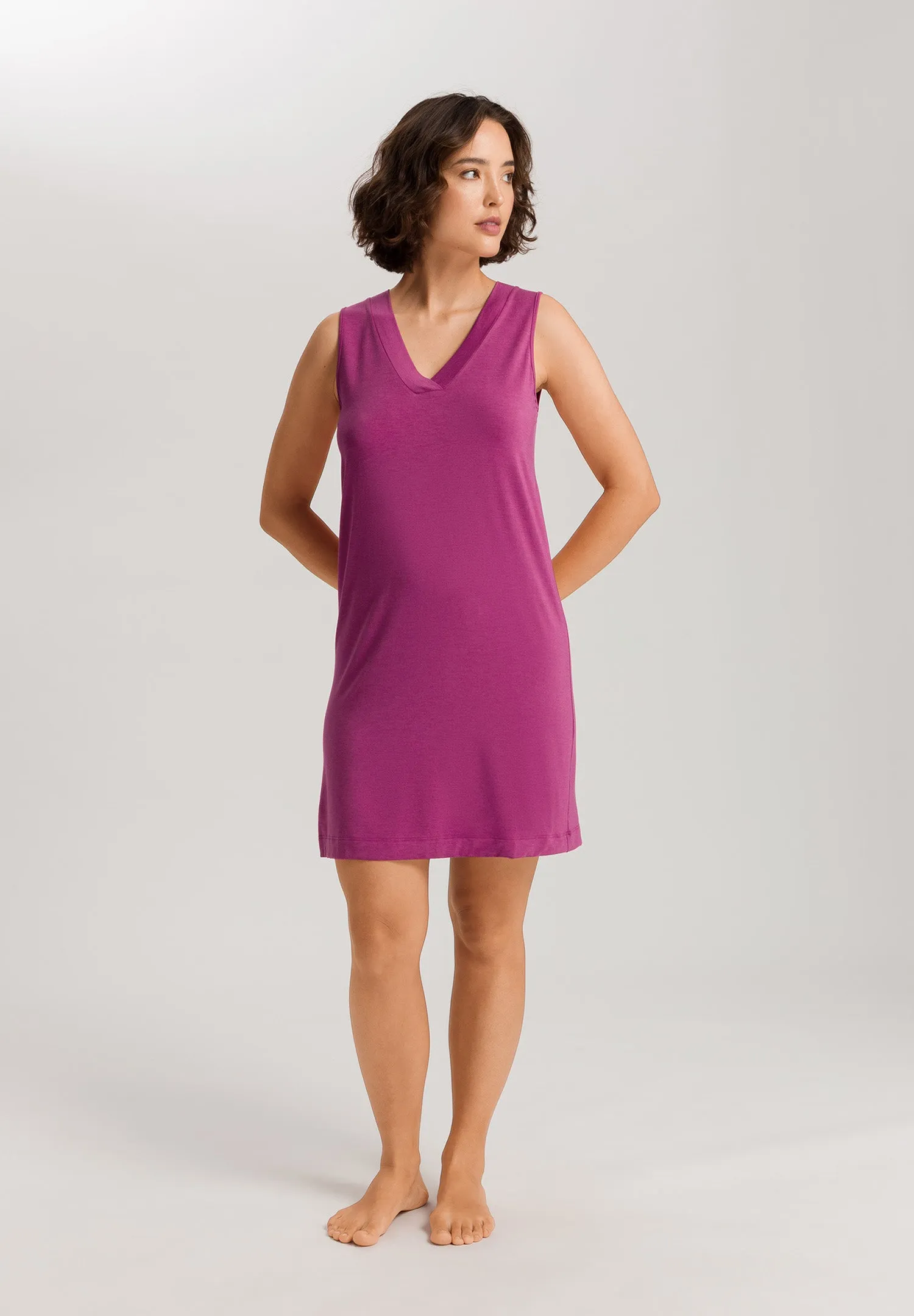 Champagne V-Neck Tank Nightgown | Very Berry 76473-1370