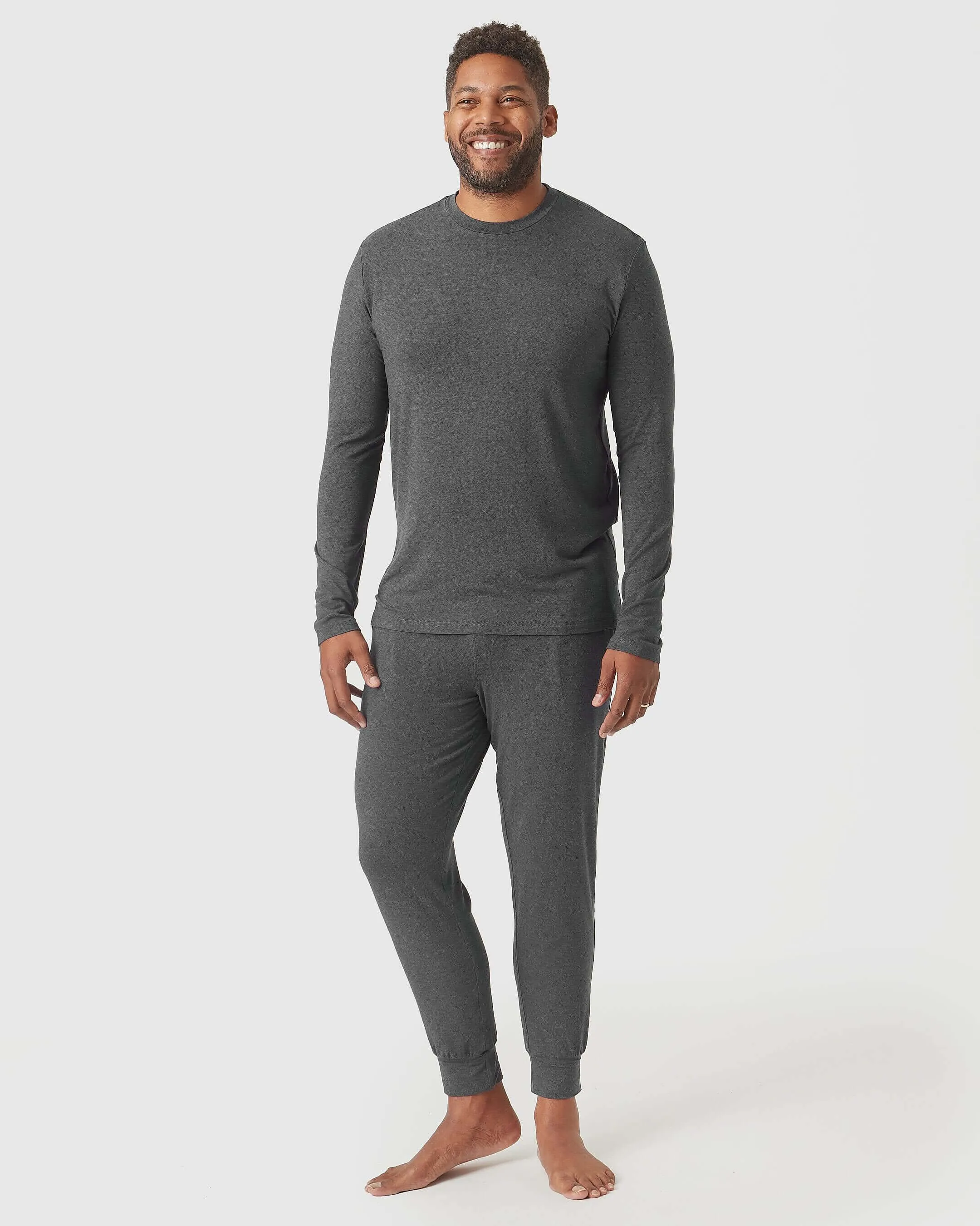 Charcoal Heather Gray Loungewear Jogger