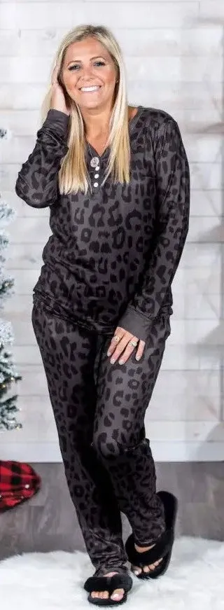 Cheetah Loungewear Set