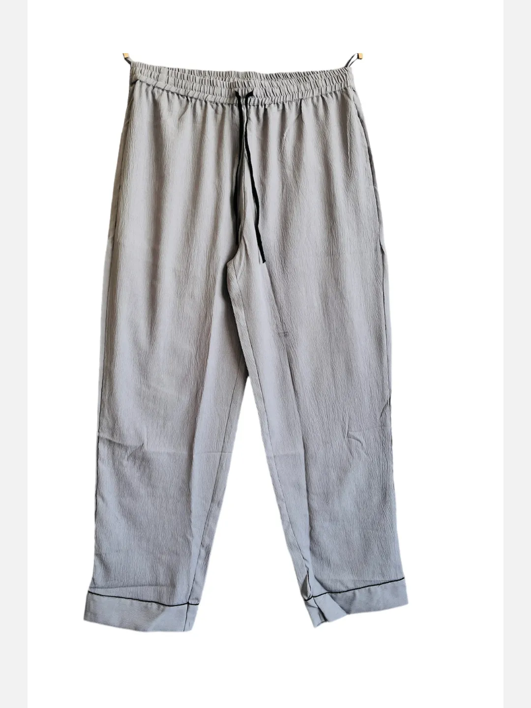 Classic Grey Soft Crepe Pyjama