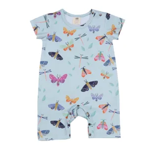 Colourful Butterflies Short Beach Romper