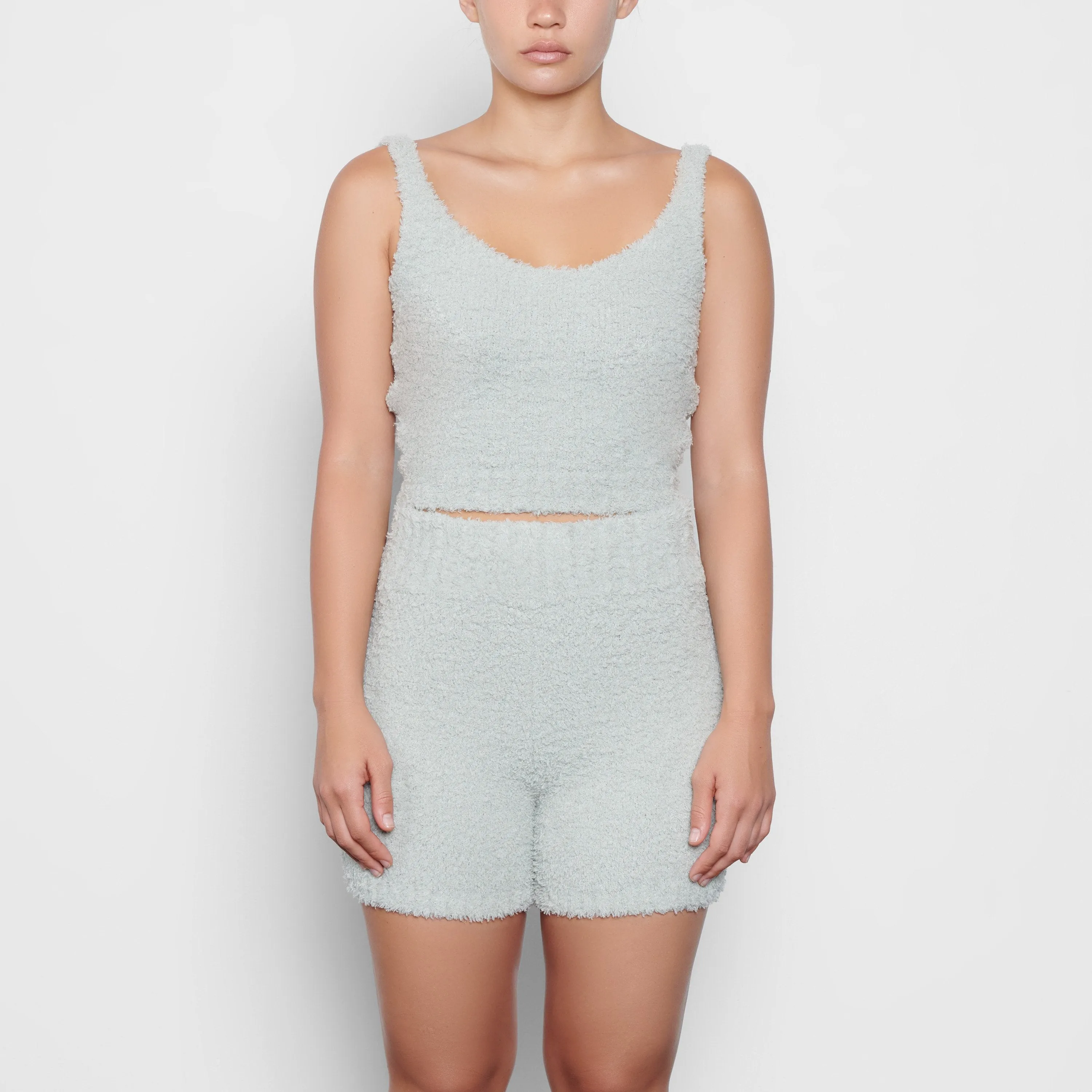 COZY KNIT TANK  | AQUA