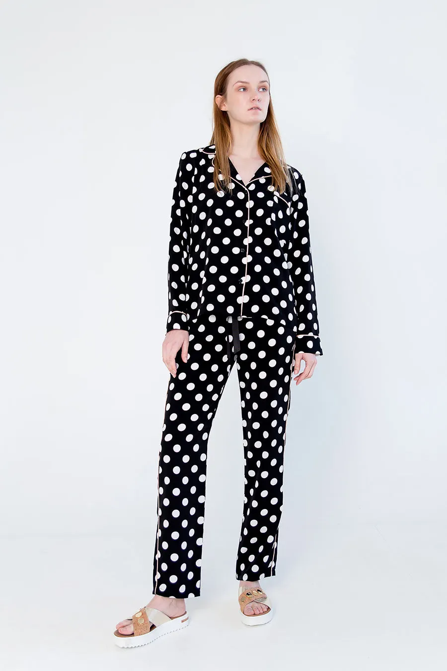 Dotted pajama - Black