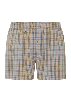 Fancy Woven Boxer | Amber Check 74013-2887