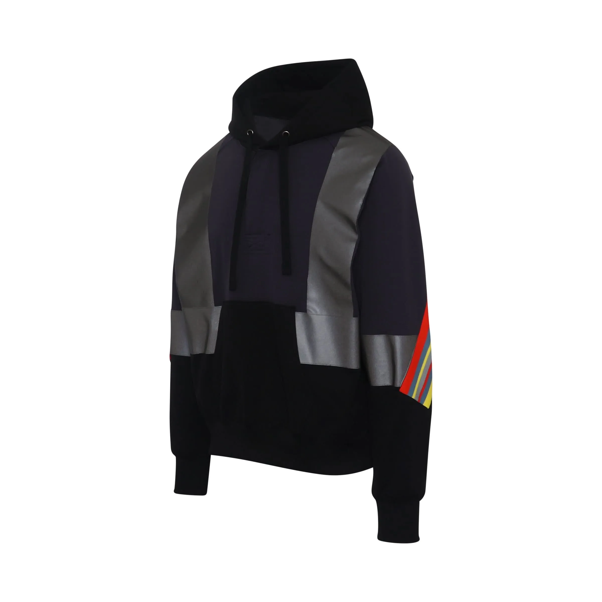 Fireman Rib Hoodie in Black