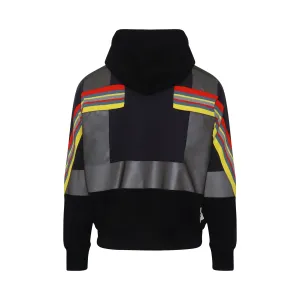 Fireman Rib Hoodie in Black