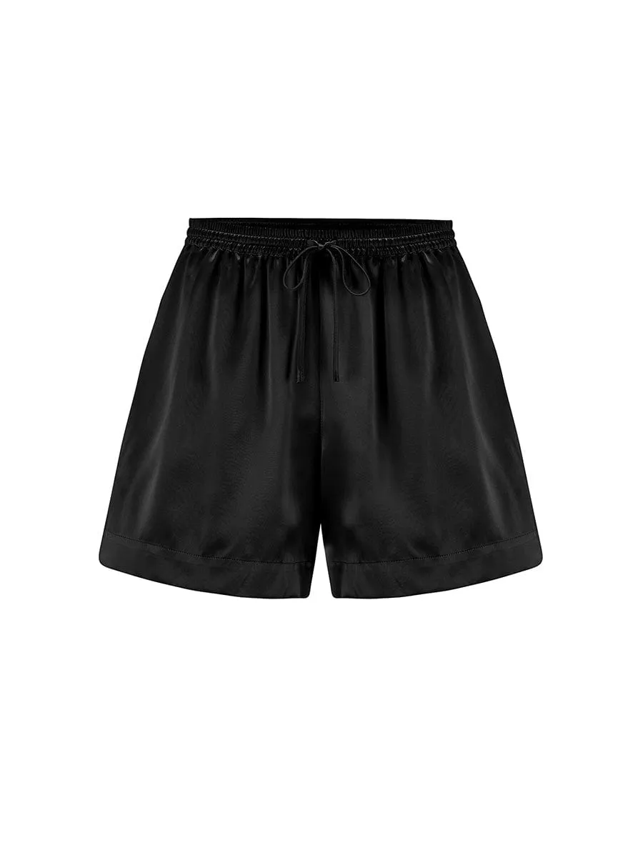 Fleur Du Jour Black Silk Short