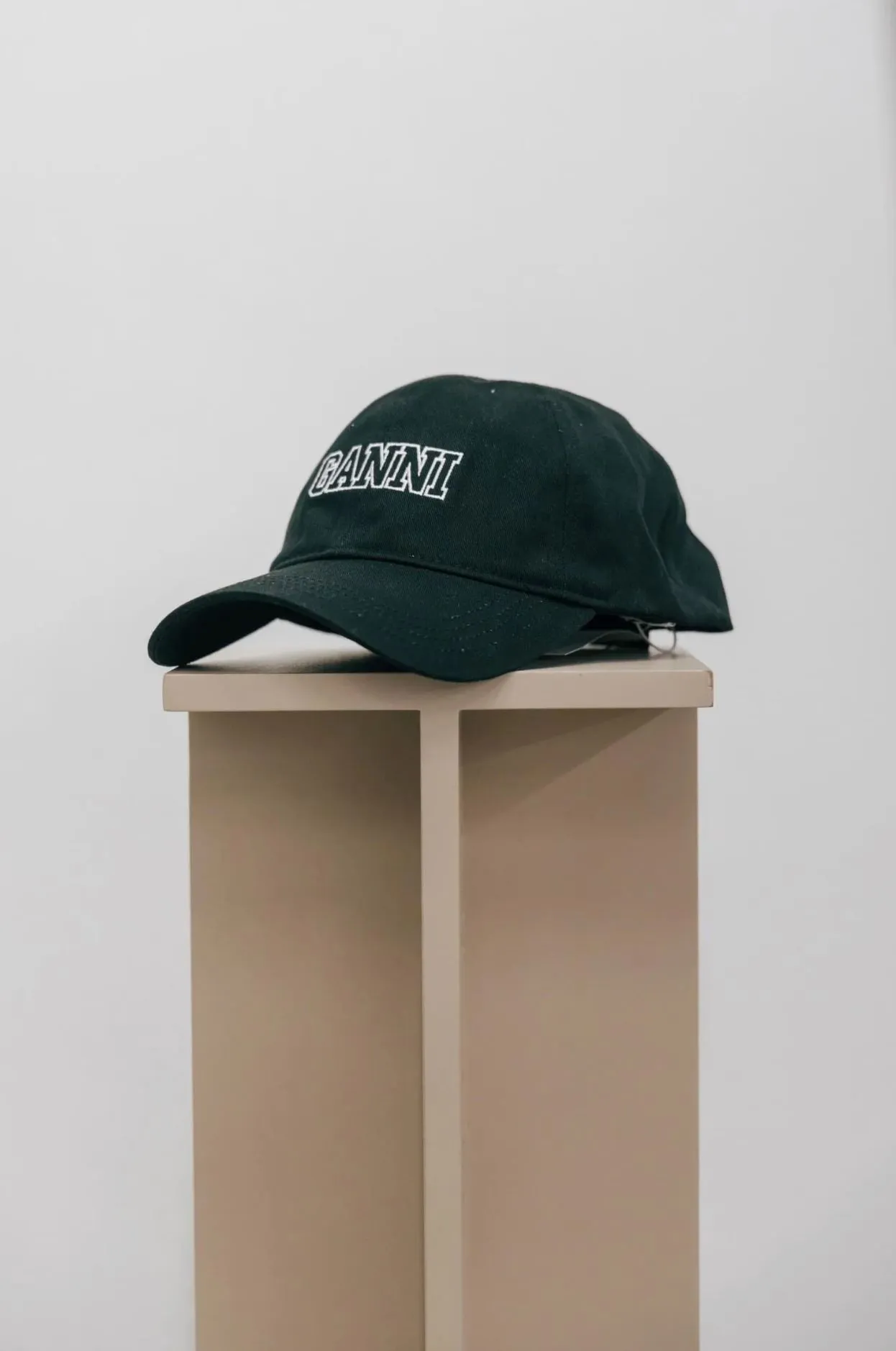 GANNI SIGNATURE LOGO CAP