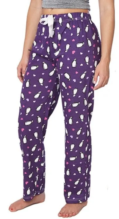 Isadora Cotton Comfortable Pajamas Purple Con Muslos