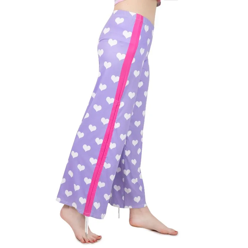 Loungewear Lavender/Fuchsia&White Hearts (UK Size 8-14)