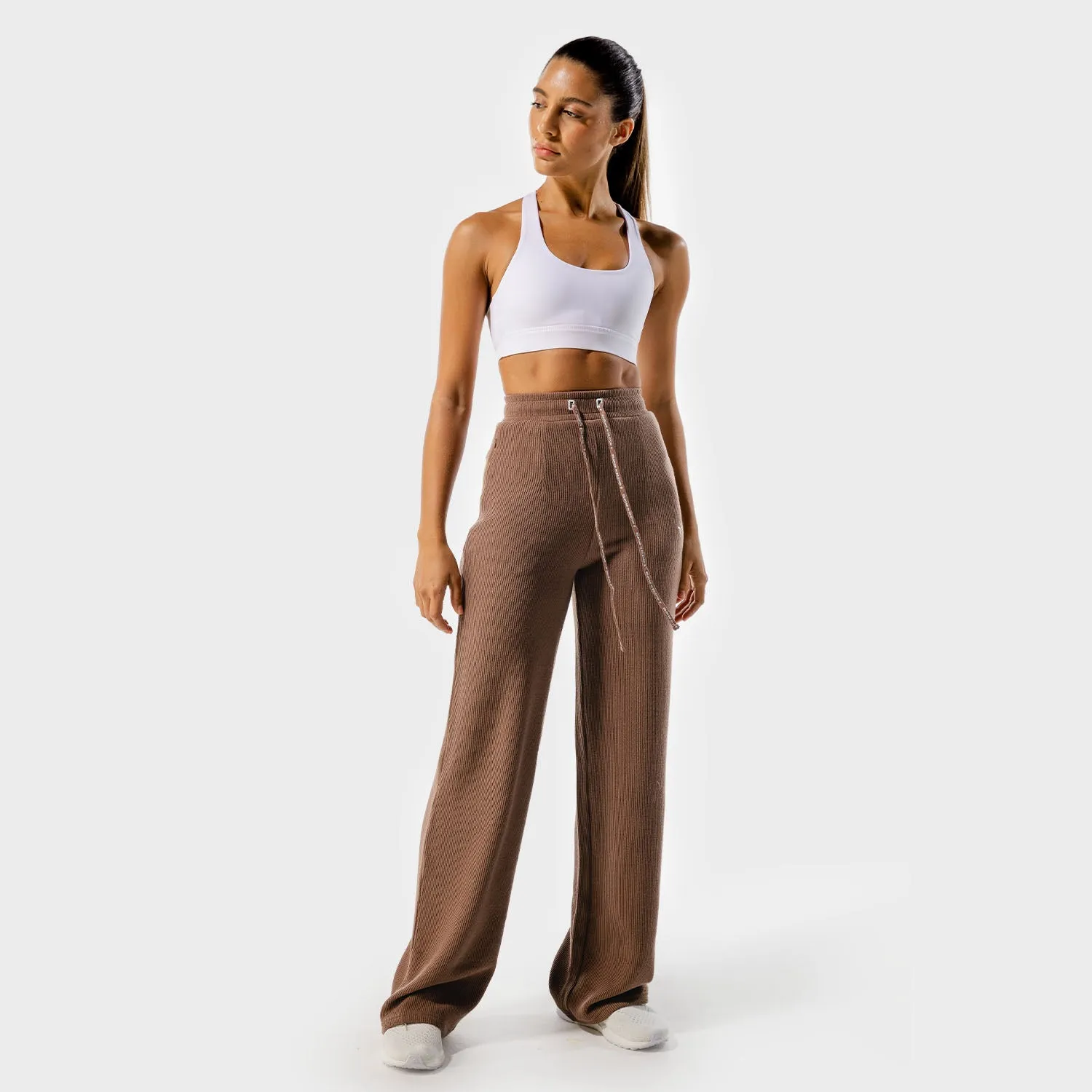 Luxe Wide Leg Pants - Taupe