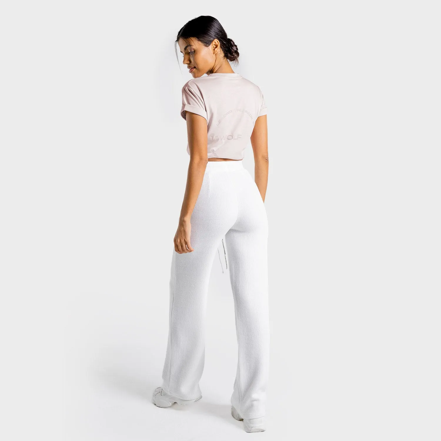 Luxe Wide Leg Pants - White