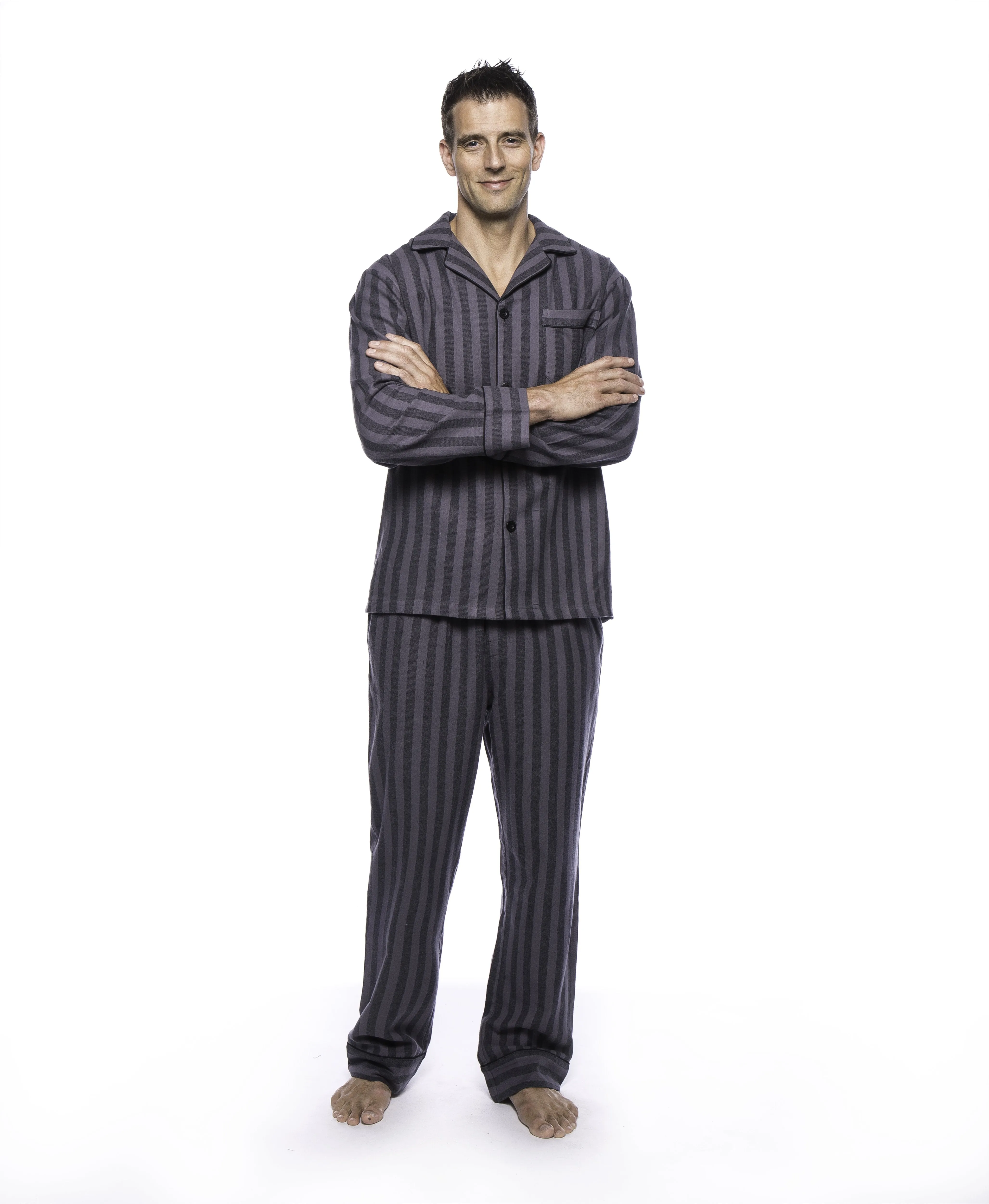 Men's 100% Cotton Flannel Pajama Set