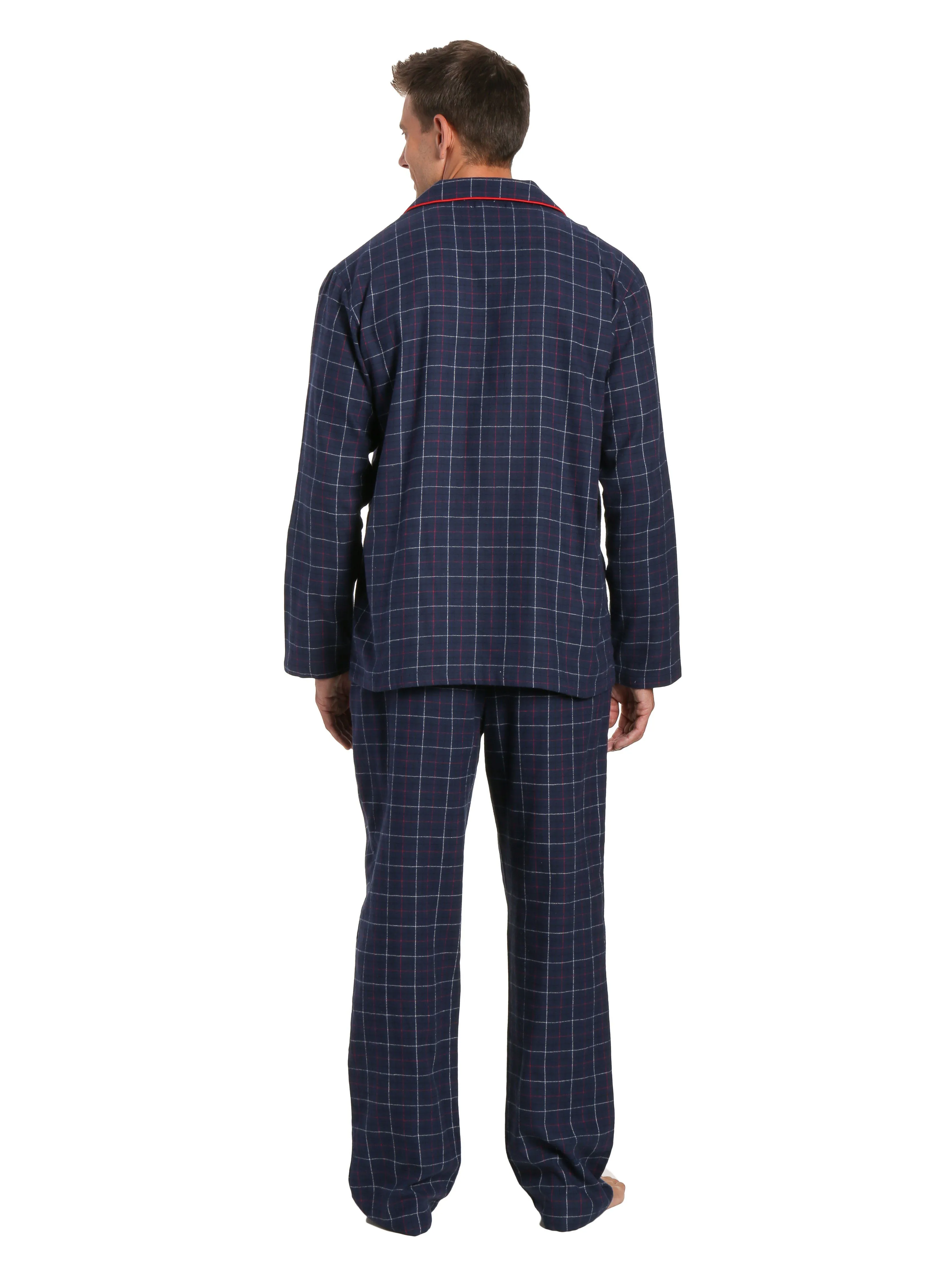 Men's 100% Cotton Flannel Pajama Set