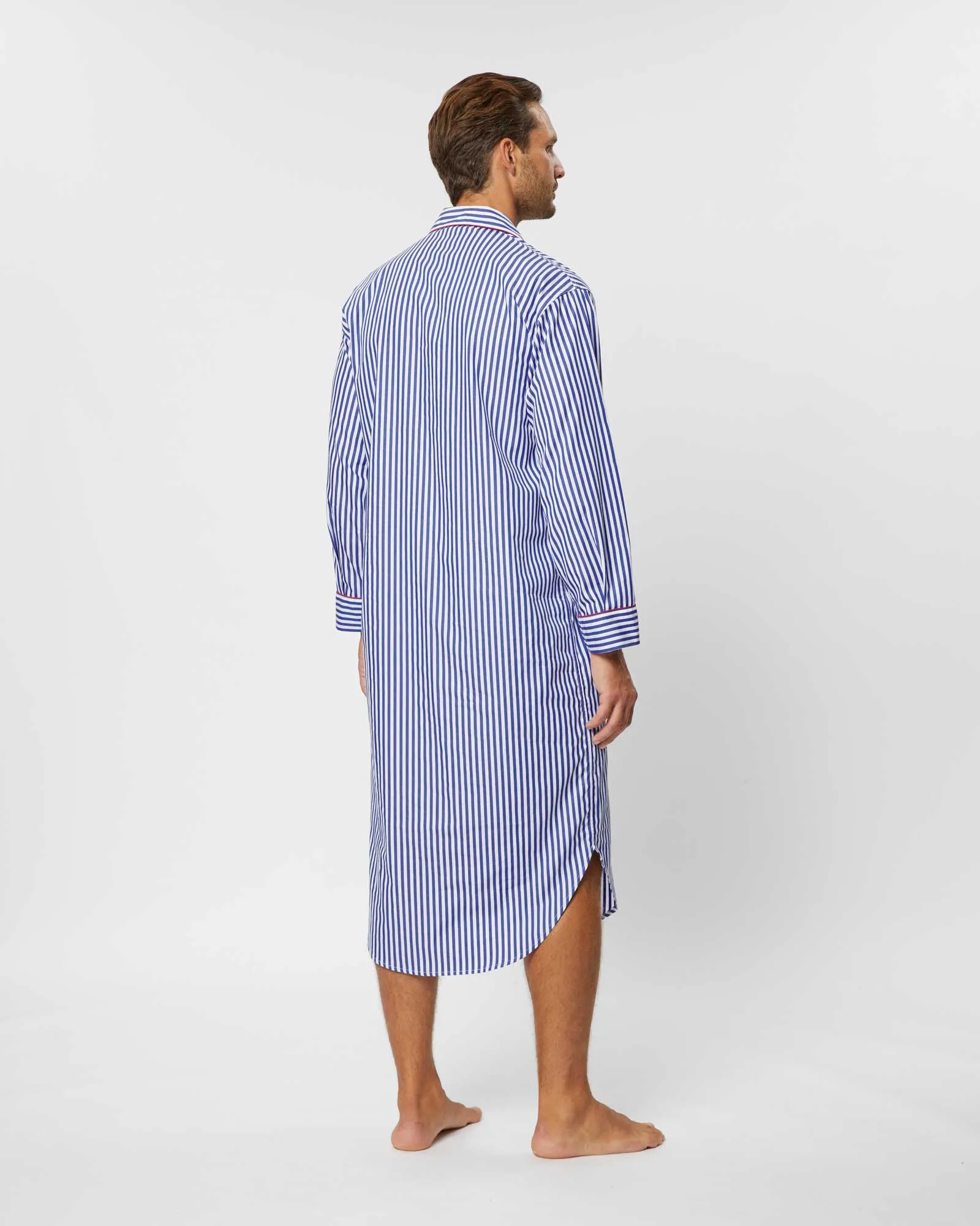 Men's Cotton Nightshirt - St Moritz