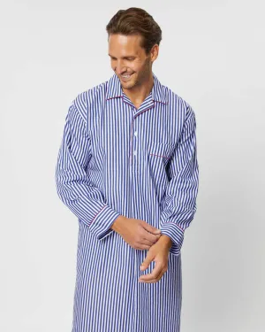 Men's Cotton Nightshirt - St Moritz