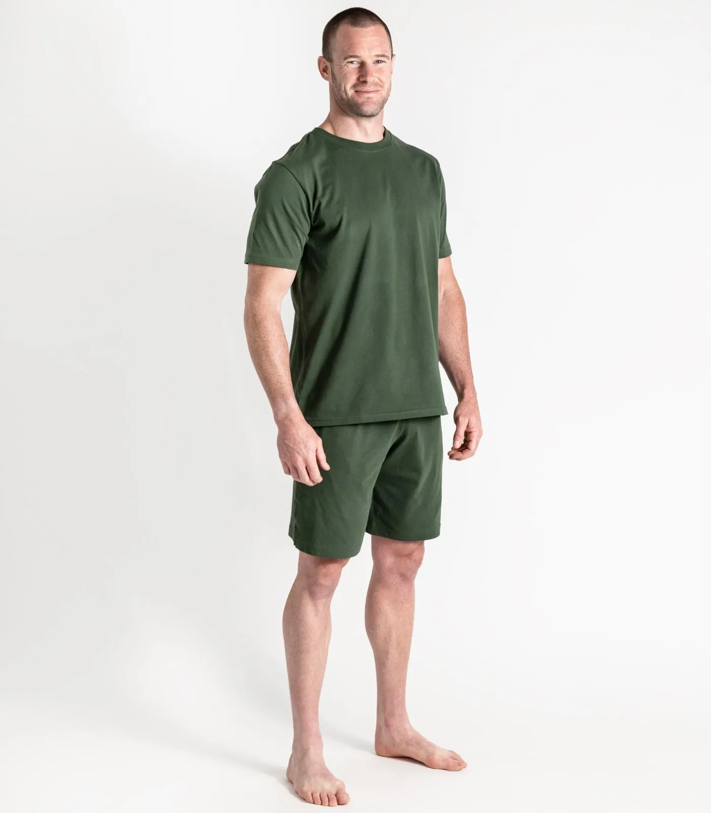 Men's Jersey Knit Short PJ Set