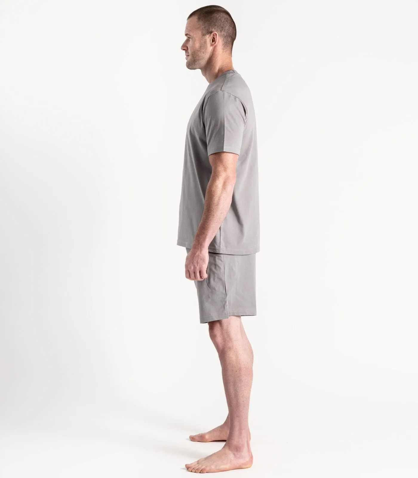 Men's Jersey Knit Short PJ Set