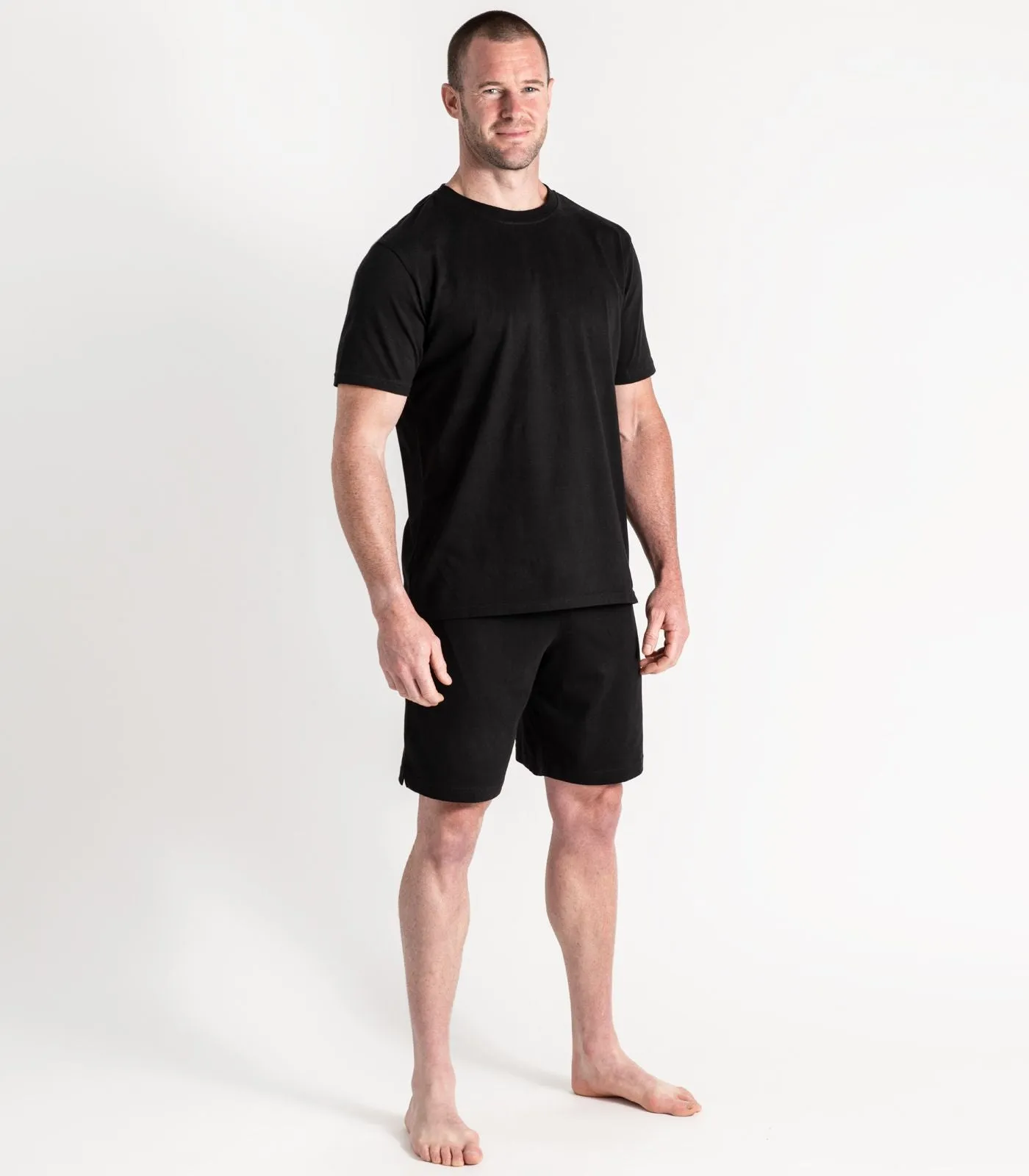 Men's Jersey Knit Short PJ Set