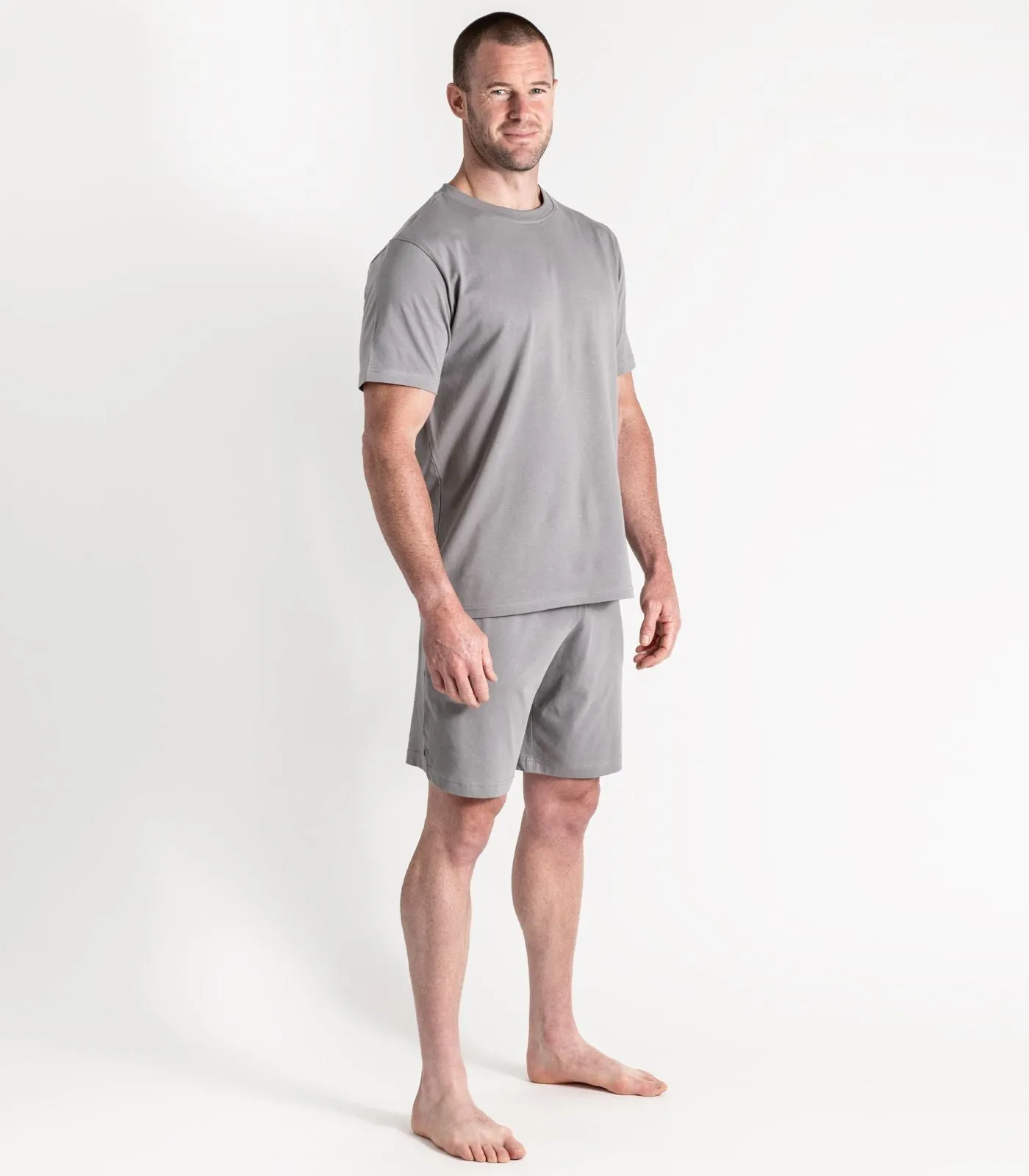 Men's Jersey Knit Short PJ Set