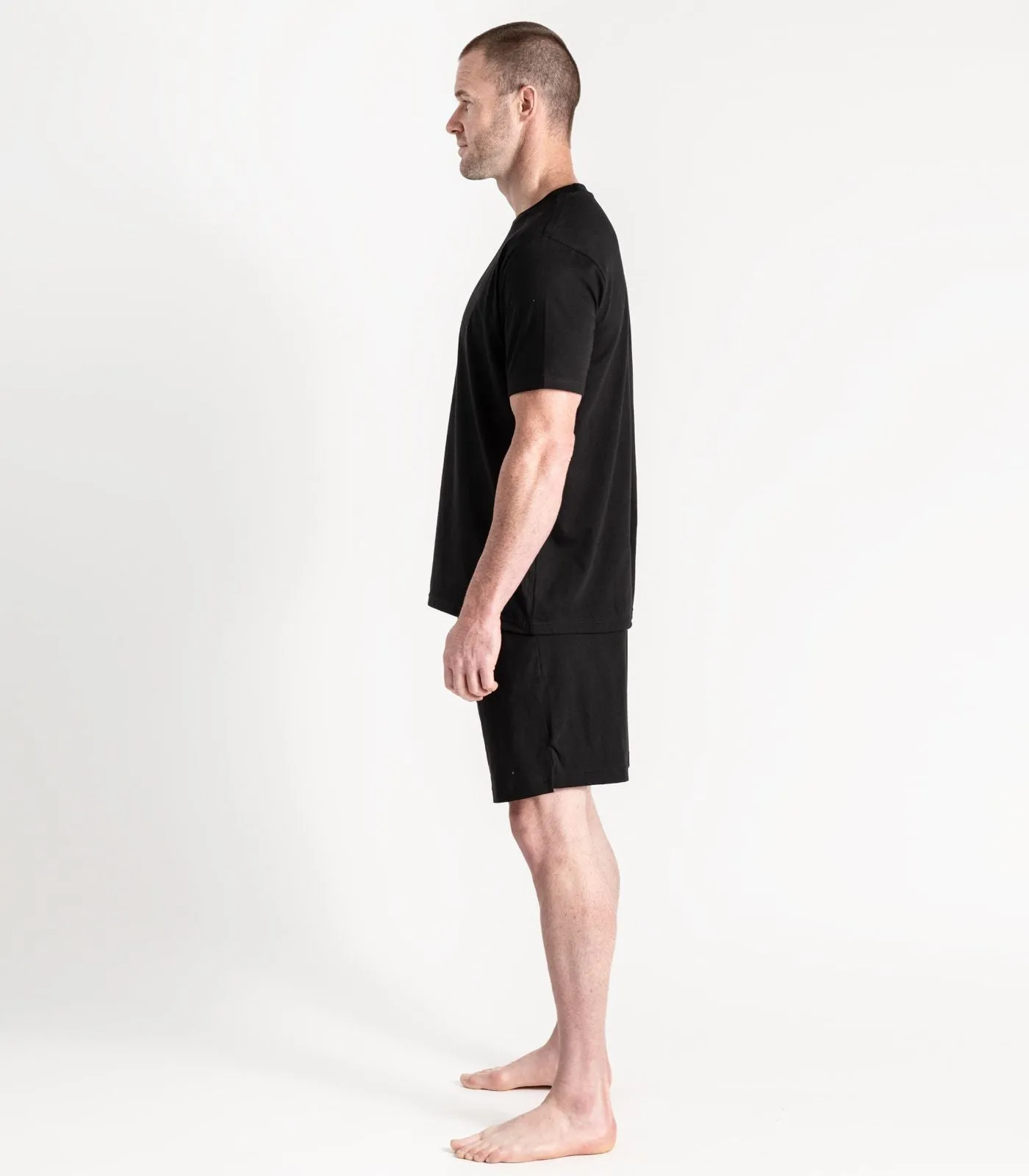 Men's Jersey Knit Short PJ Set