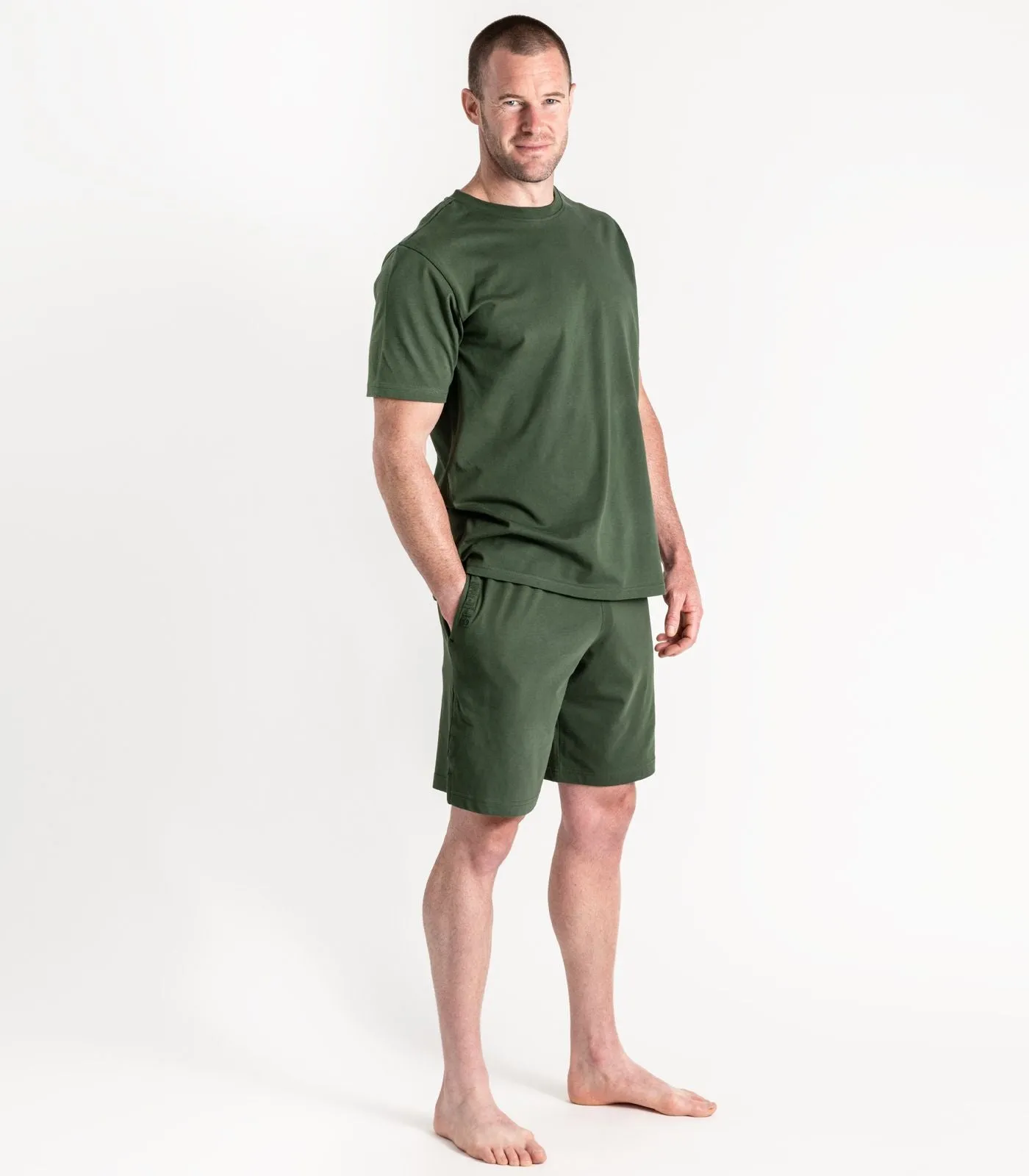 Men's Jersey Knit Short PJ Set