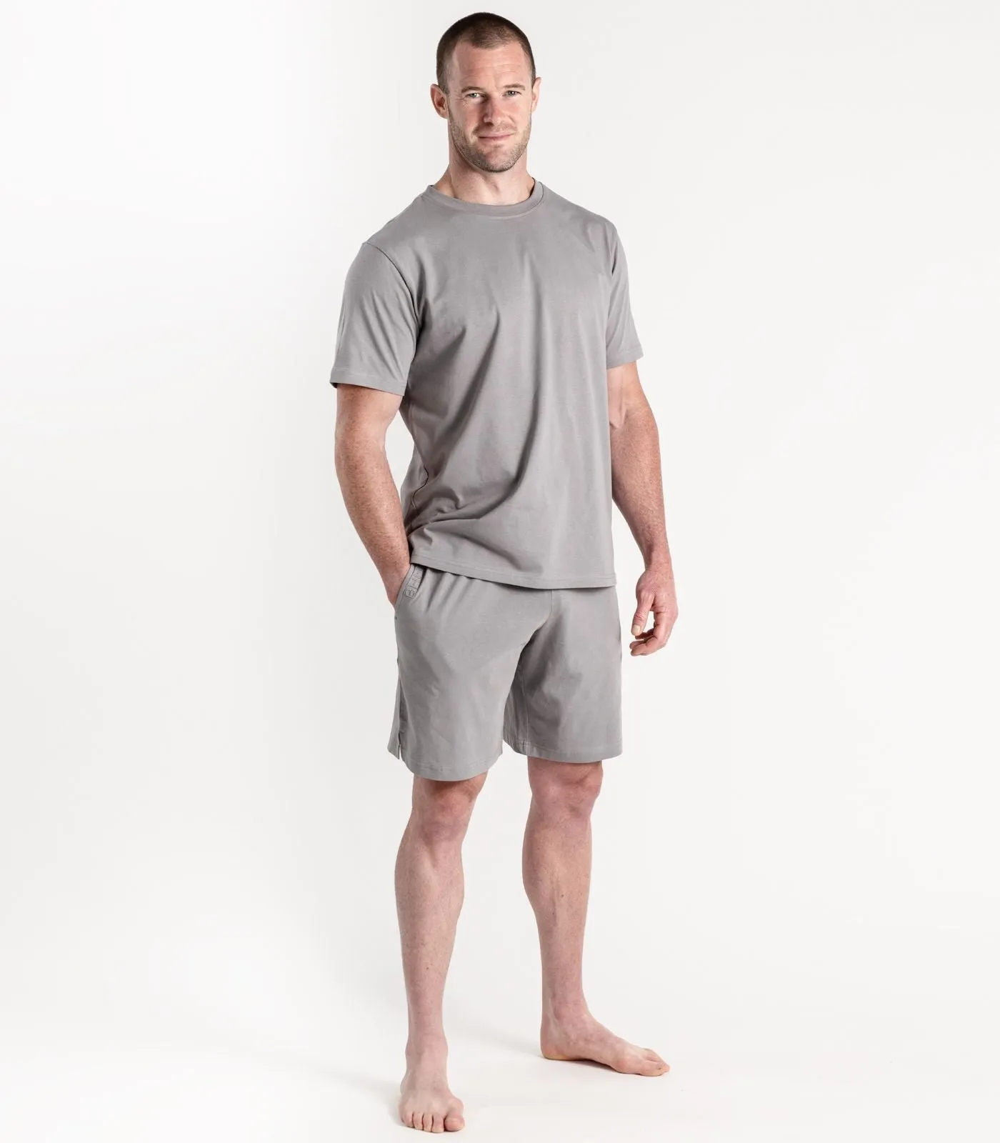 Men's Jersey Knit Short PJ Set