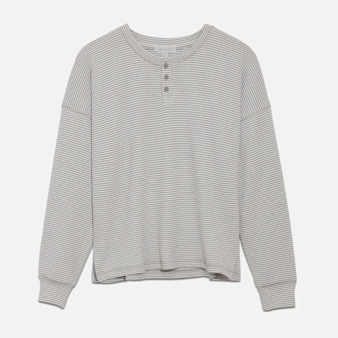 Mini-Stripe Long Sleeve Top