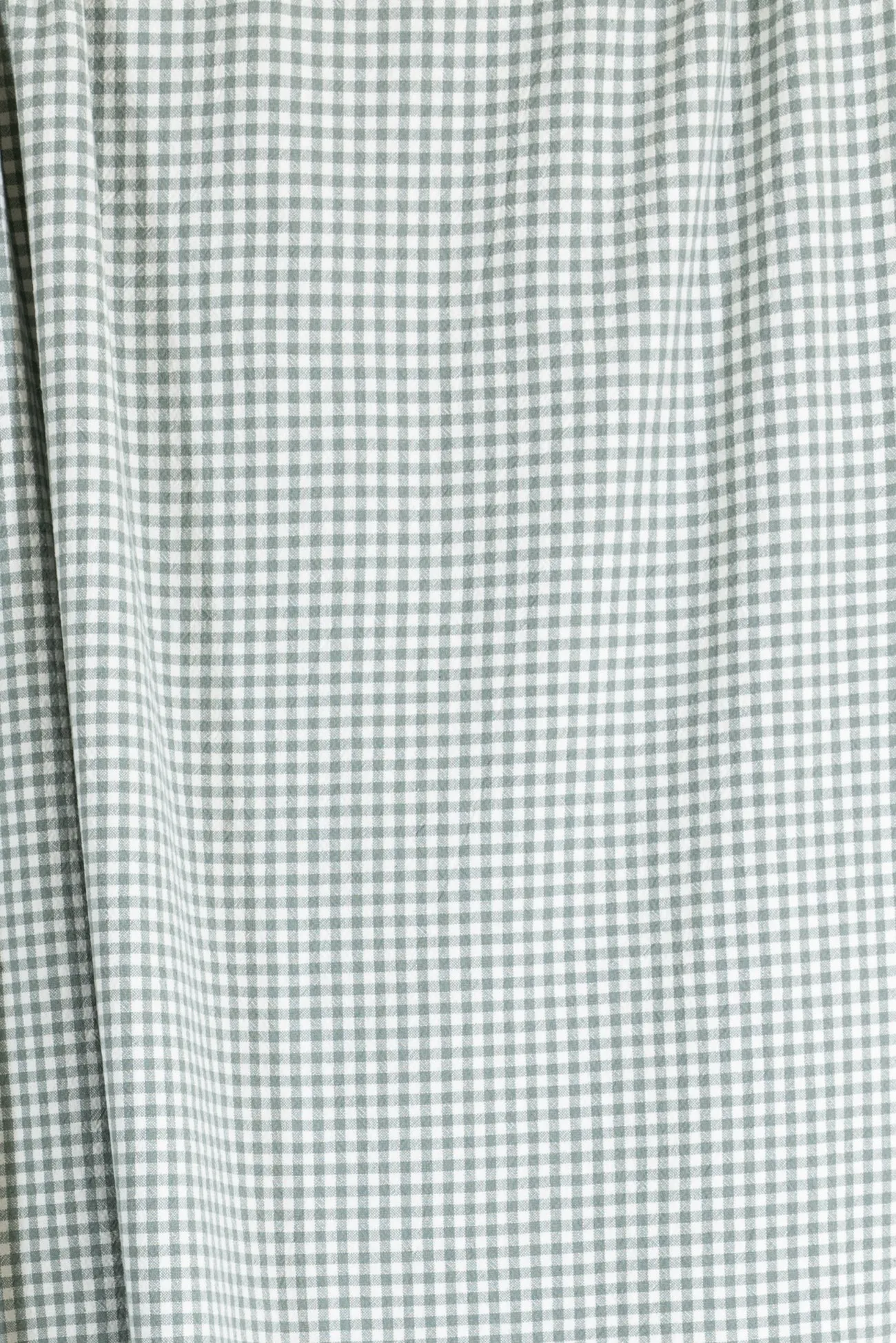 Minty Checks Organic Cotton Woven