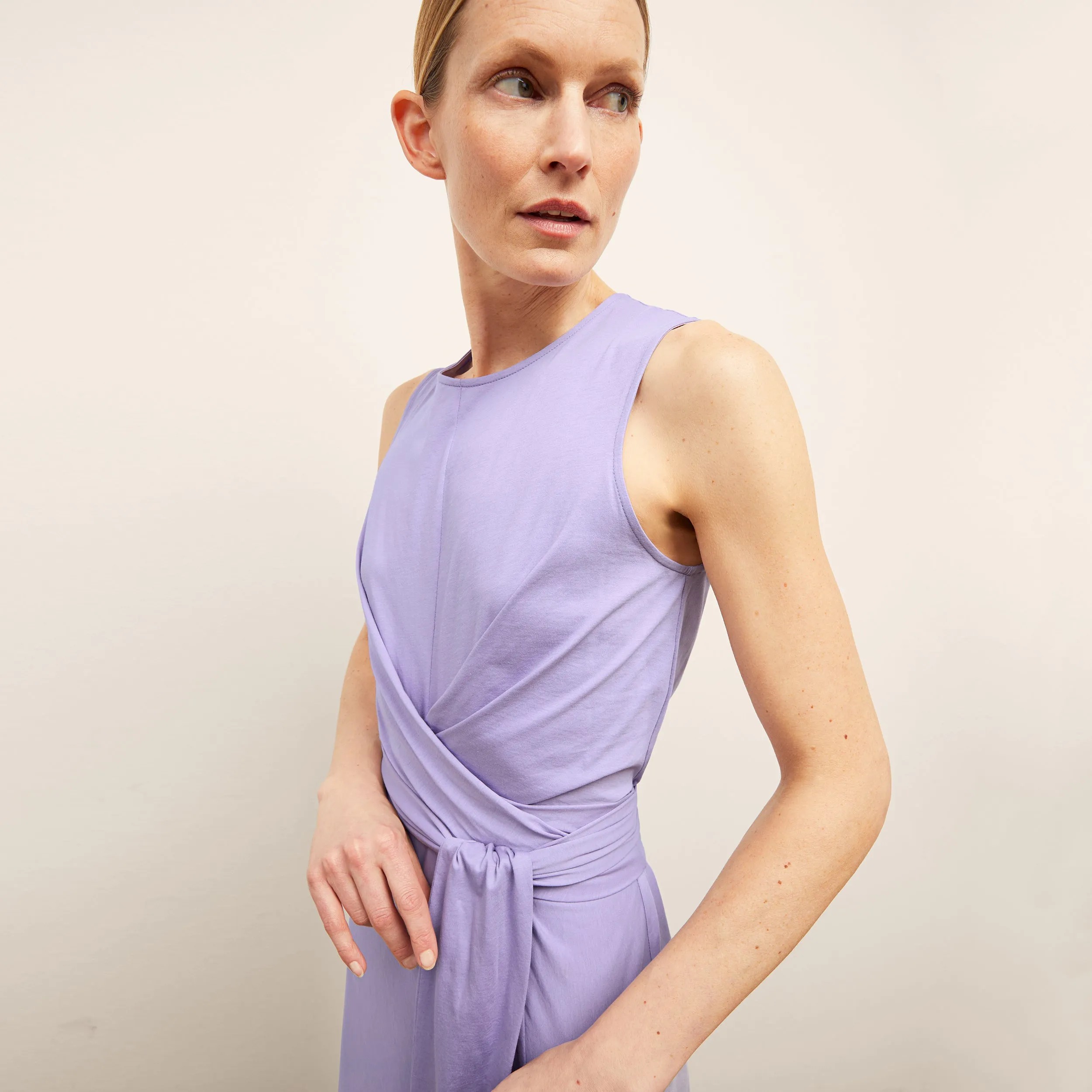 Monte Dress - Organic Jersey Pima Cotton :: Light Orchid