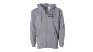 Morally Flexible Heavyweight Zip-Up Hoodie