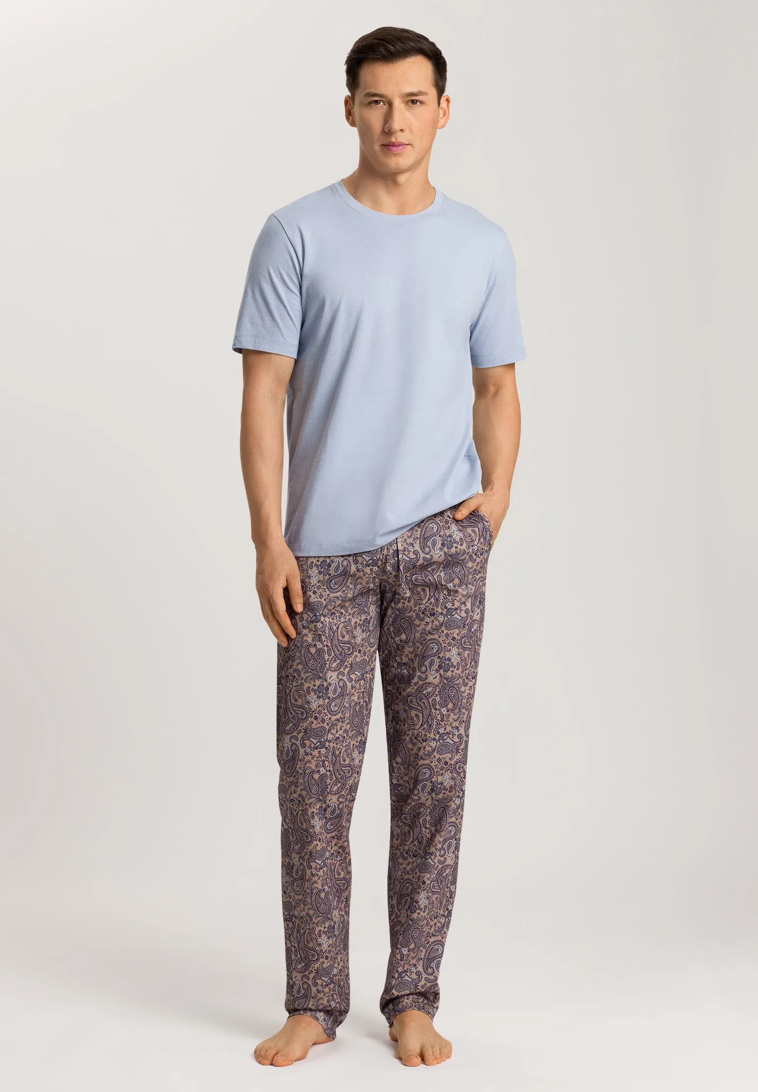 Night And Day Cotton Drawstring Pajama Pants | Sandy Paisley 75216-2862