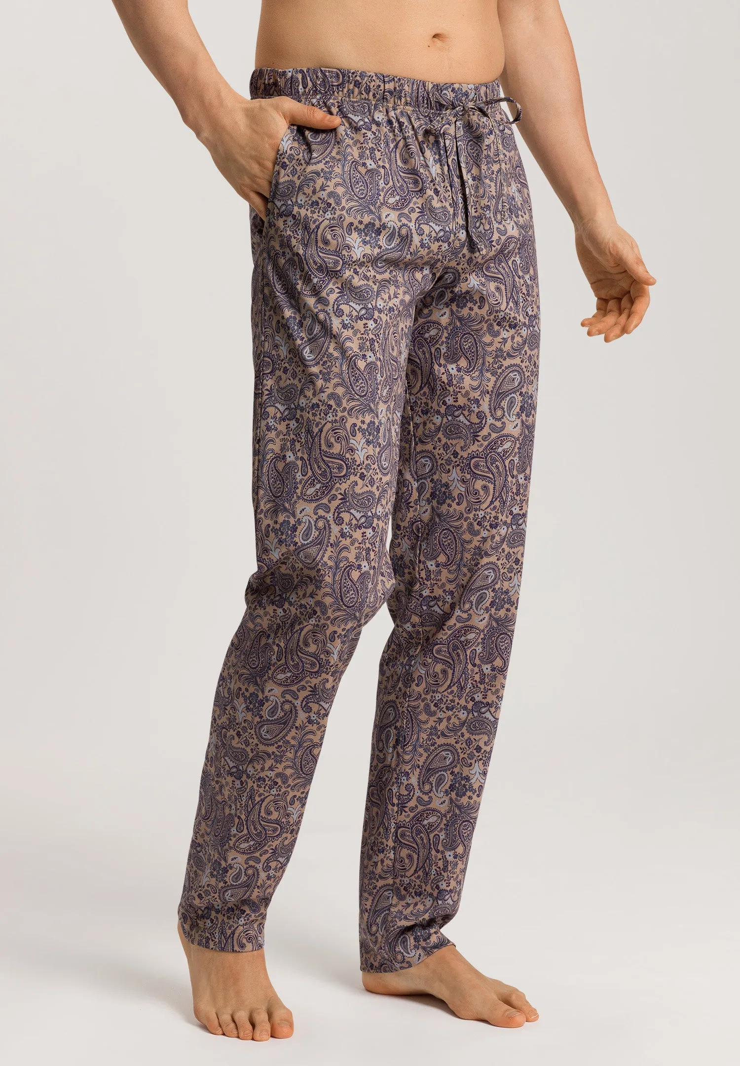 Night And Day Cotton Drawstring Pajama Pants | Sandy Paisley 75216-2862