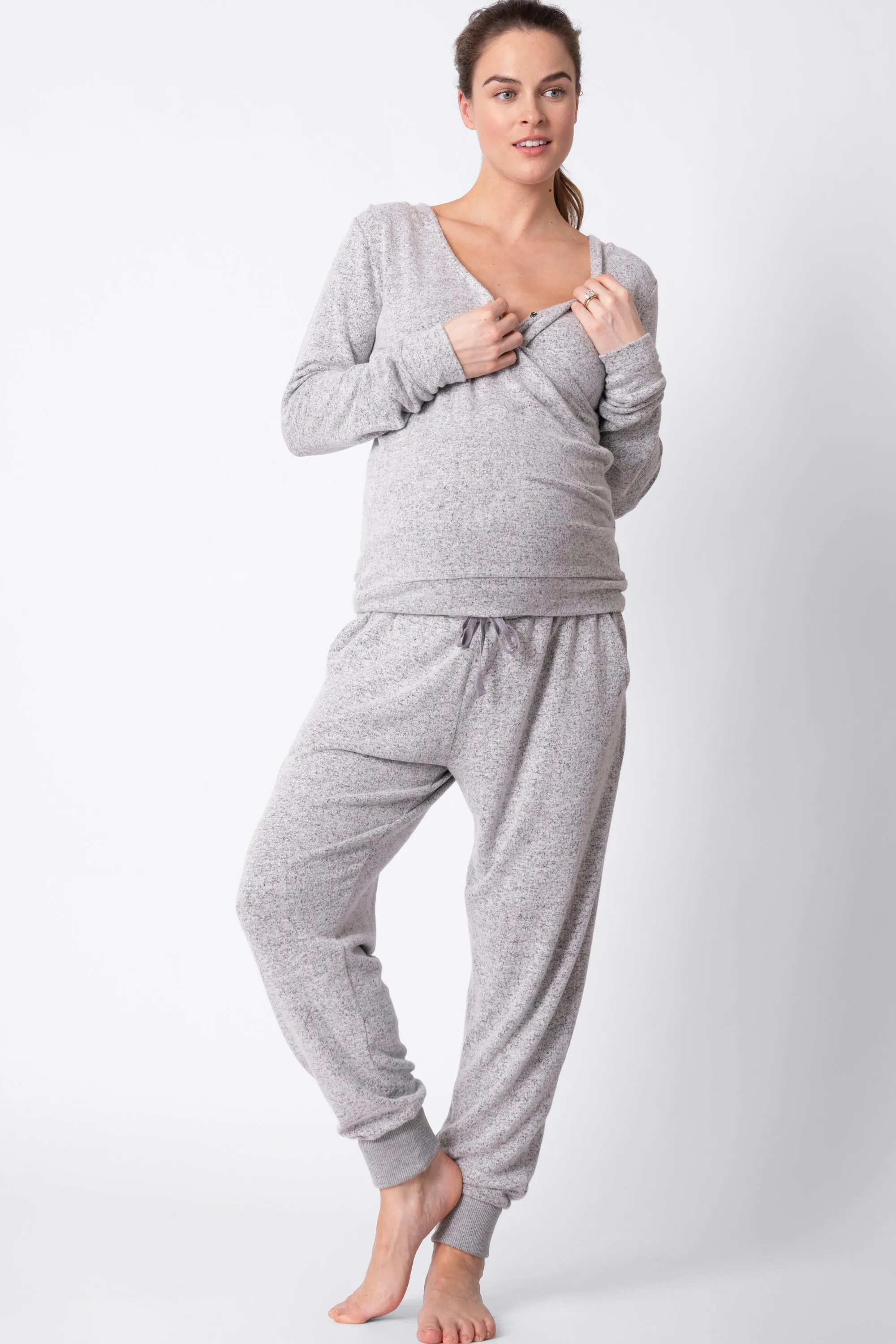 Olympia Cozy-up Maternity & Nursing Loungewear Set