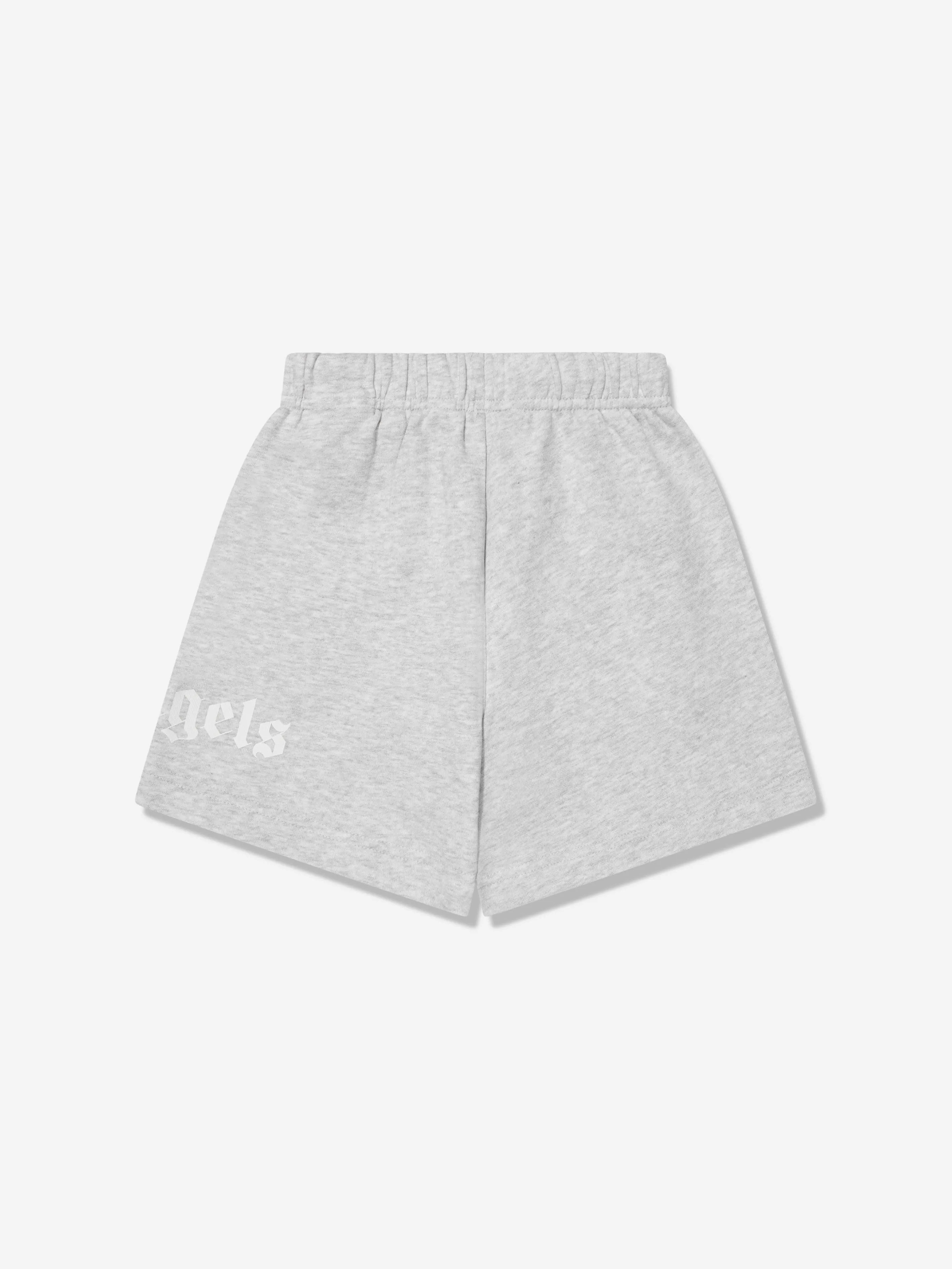 Palm Angels Boys Classic Overlogo Sweat Shorts in Grey