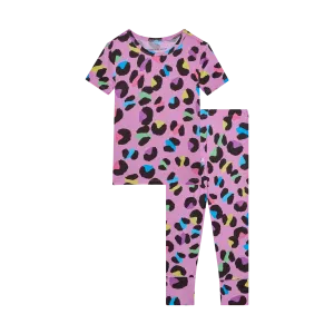 Posh Peanut Electric Leopard S/S Basic Loungewear