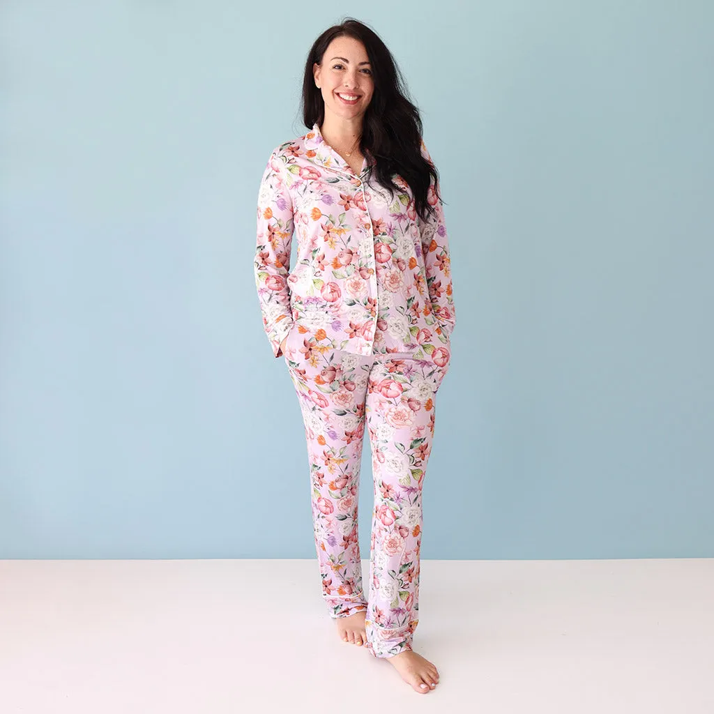 Posh Peanut Pari Women's L/S Pajama Set