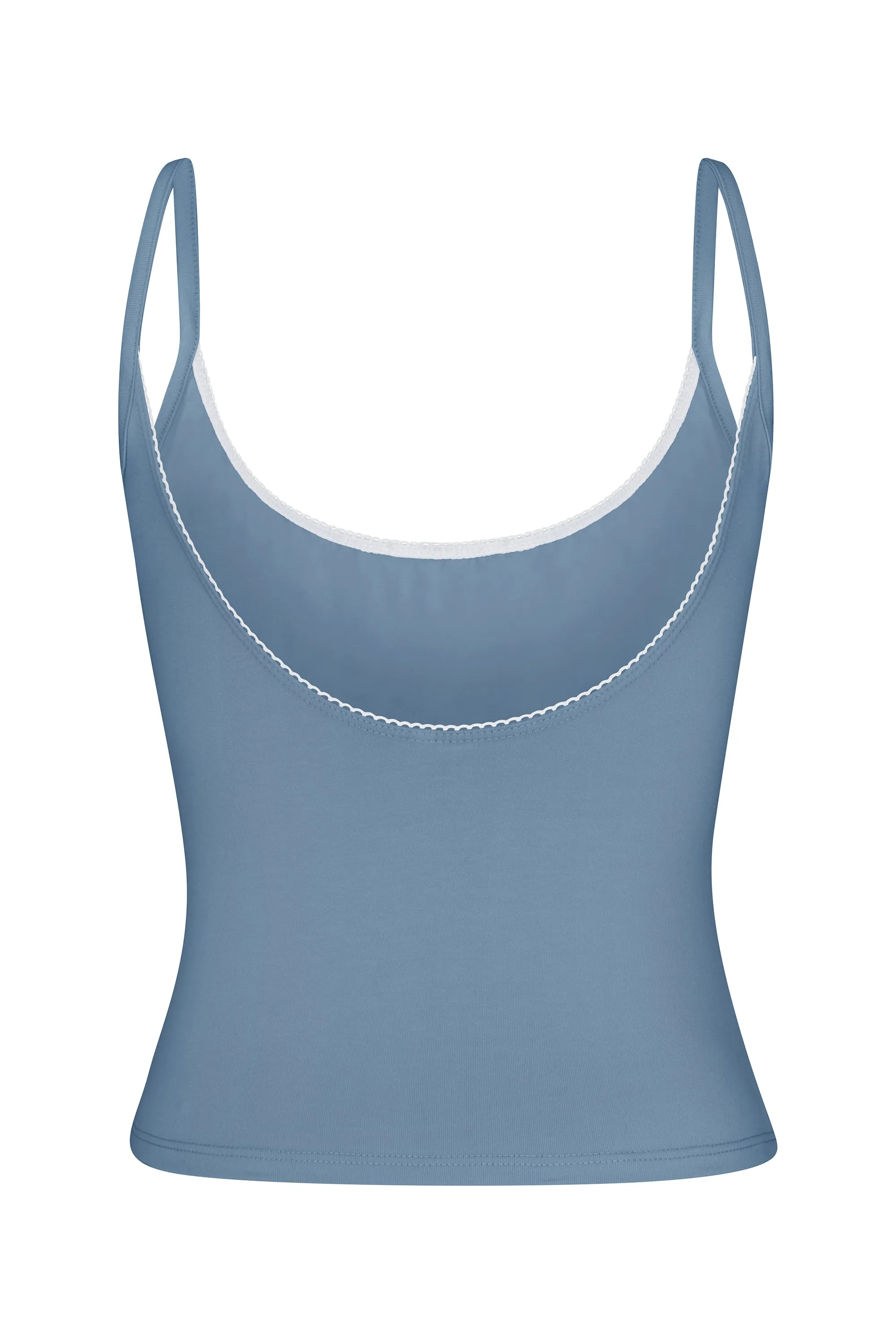 SCOOP BACK CAMI IN OCEAN