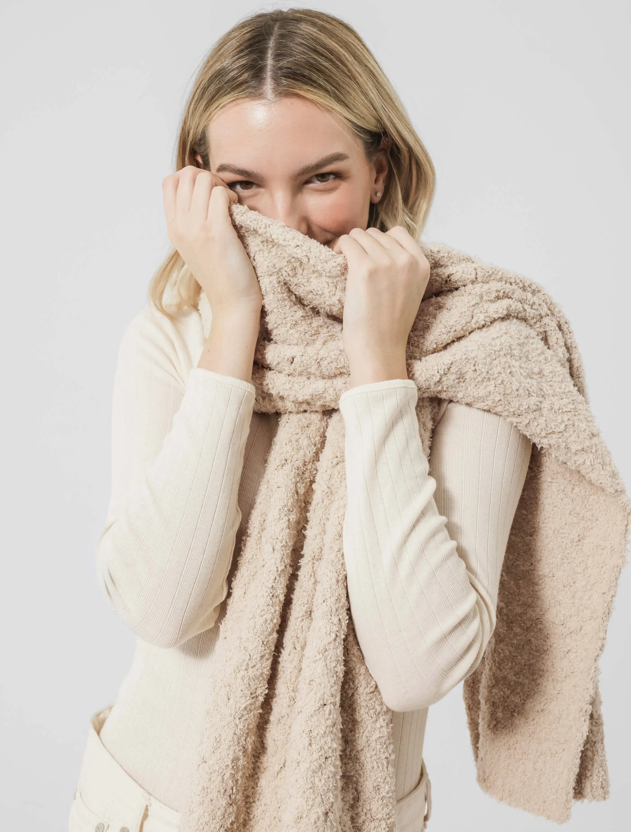 Snug Waffle Scarf