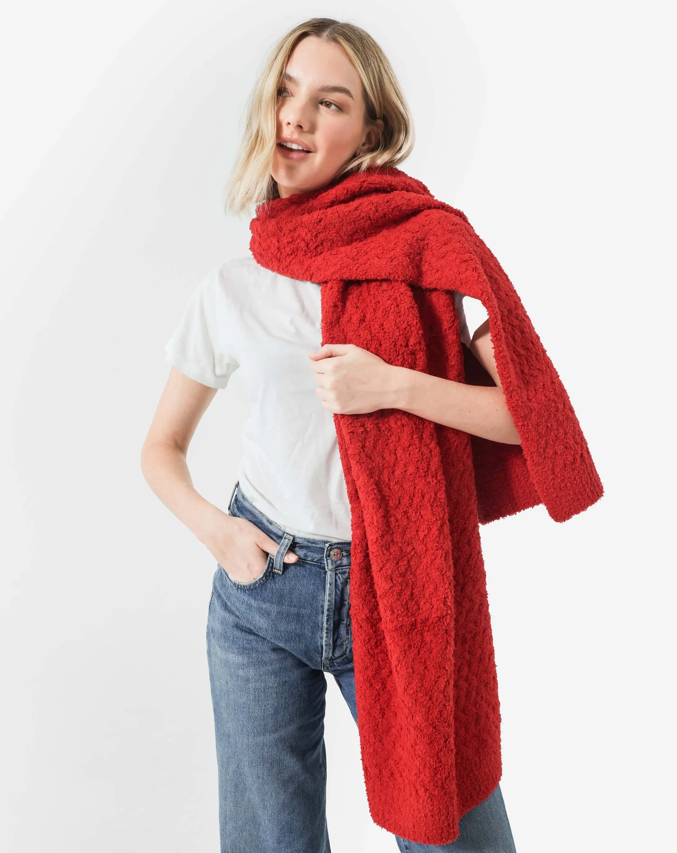 Snug Waffle Scarf