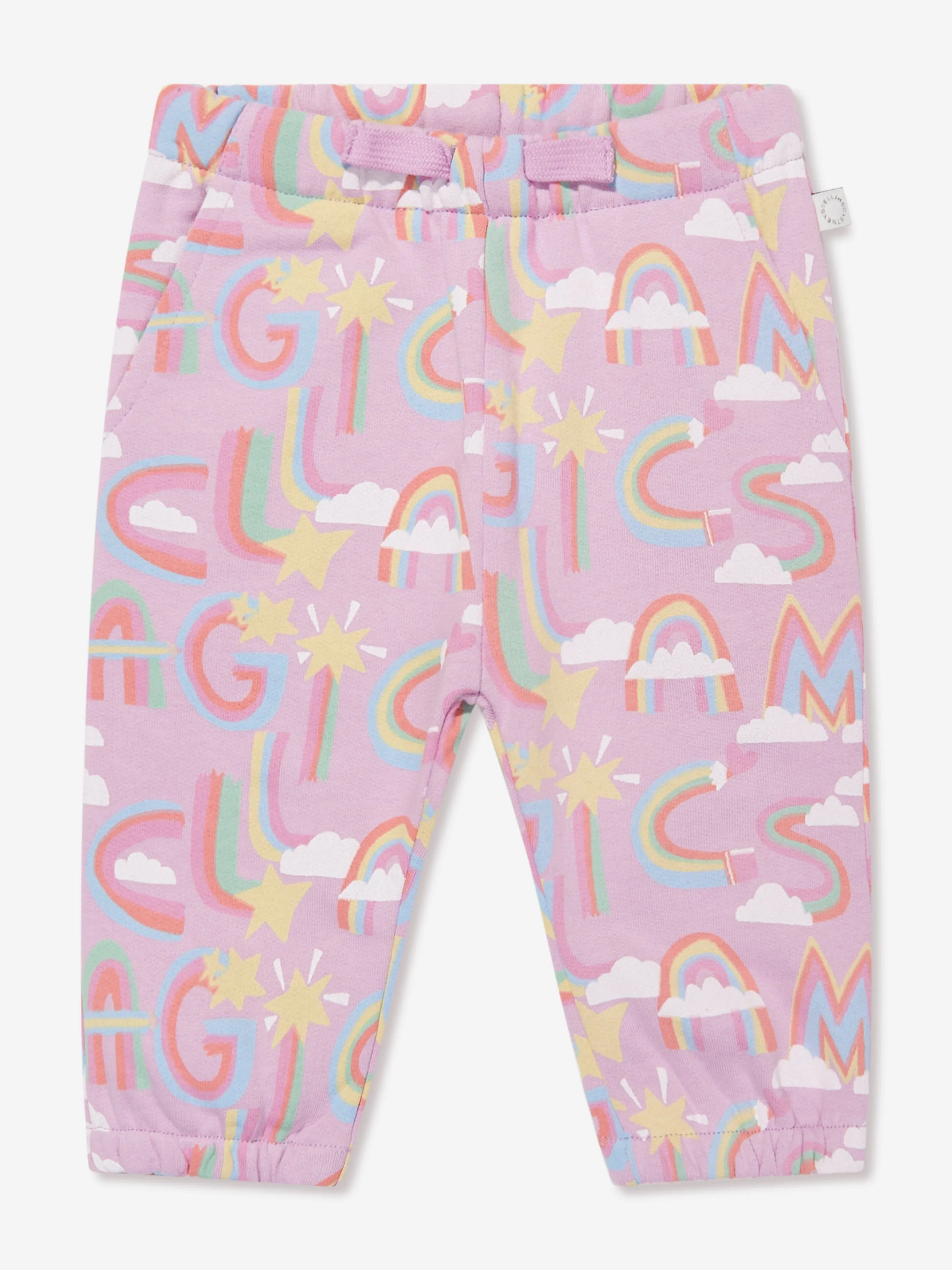 Stella McCartney Baby Girls Logo Tracksuit in Pink