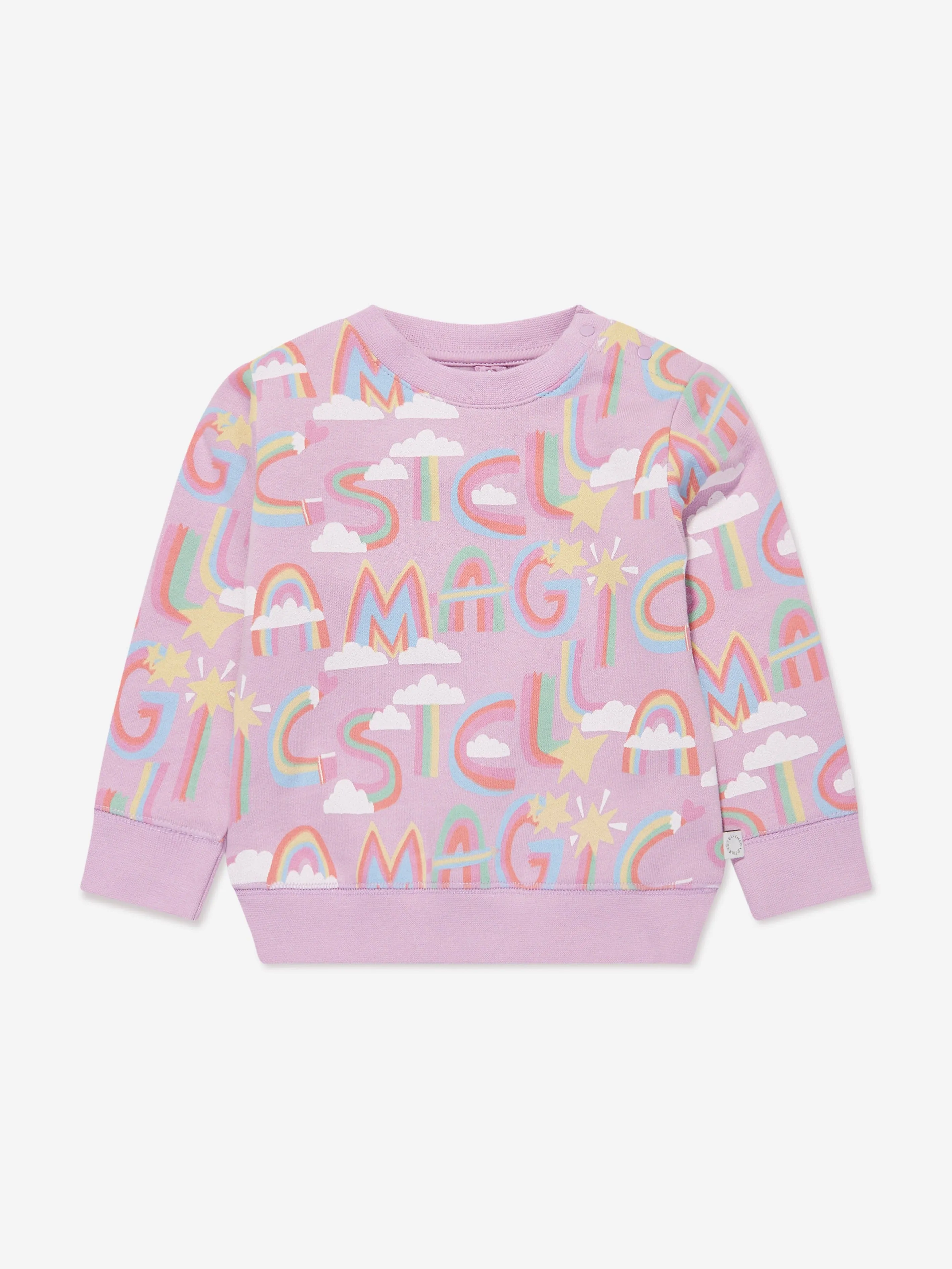 Stella McCartney Baby Girls Logo Tracksuit in Pink