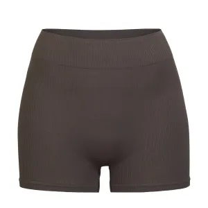 STRETCH RIB SHORT | SOOT