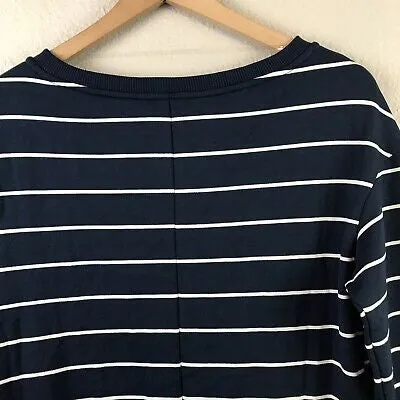 Striped Soft Fleece Lounge Sweatshirt